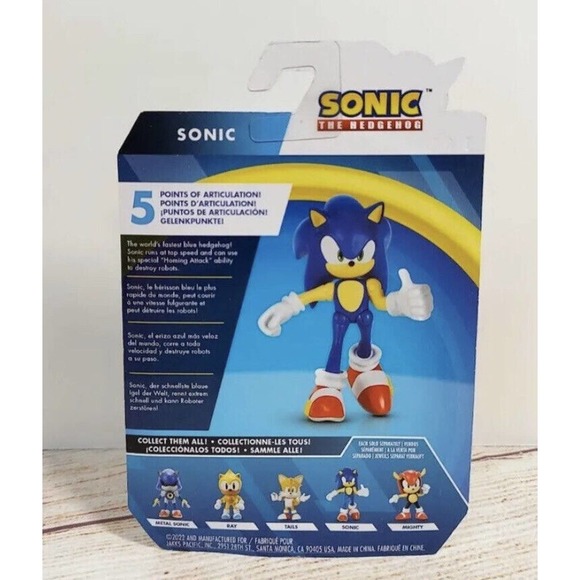Sonic The Hedgehog SONIC 2.5" Action Figure Jakks Pacific Brand New Sealed - Picture 2 of 15